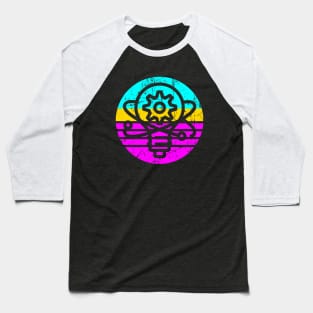 Retro STEM Innovation Lightbulb Gear Atomic Baseball T-Shirt